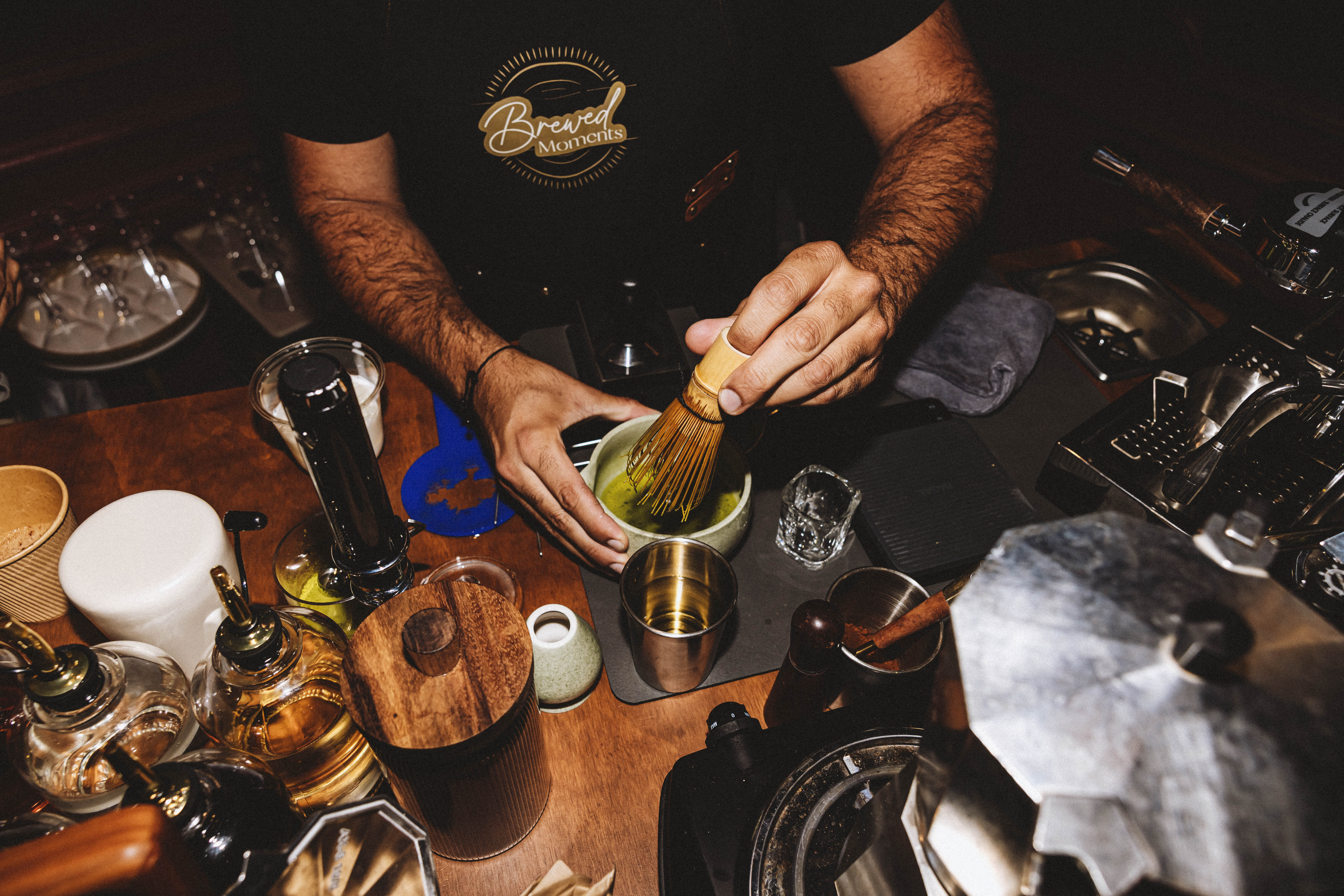 Brewed Moments Coffee Cart luxury mobile espresso bar catering New York event